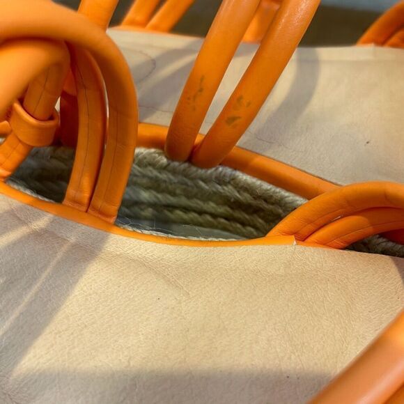 Torrid comfort, 1946 orange wedge sandals size 8 - Picture 11 of 11